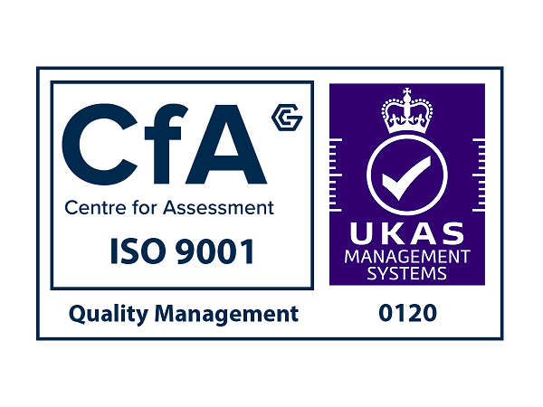 CfA Cert Logo UKAS ISO 9001